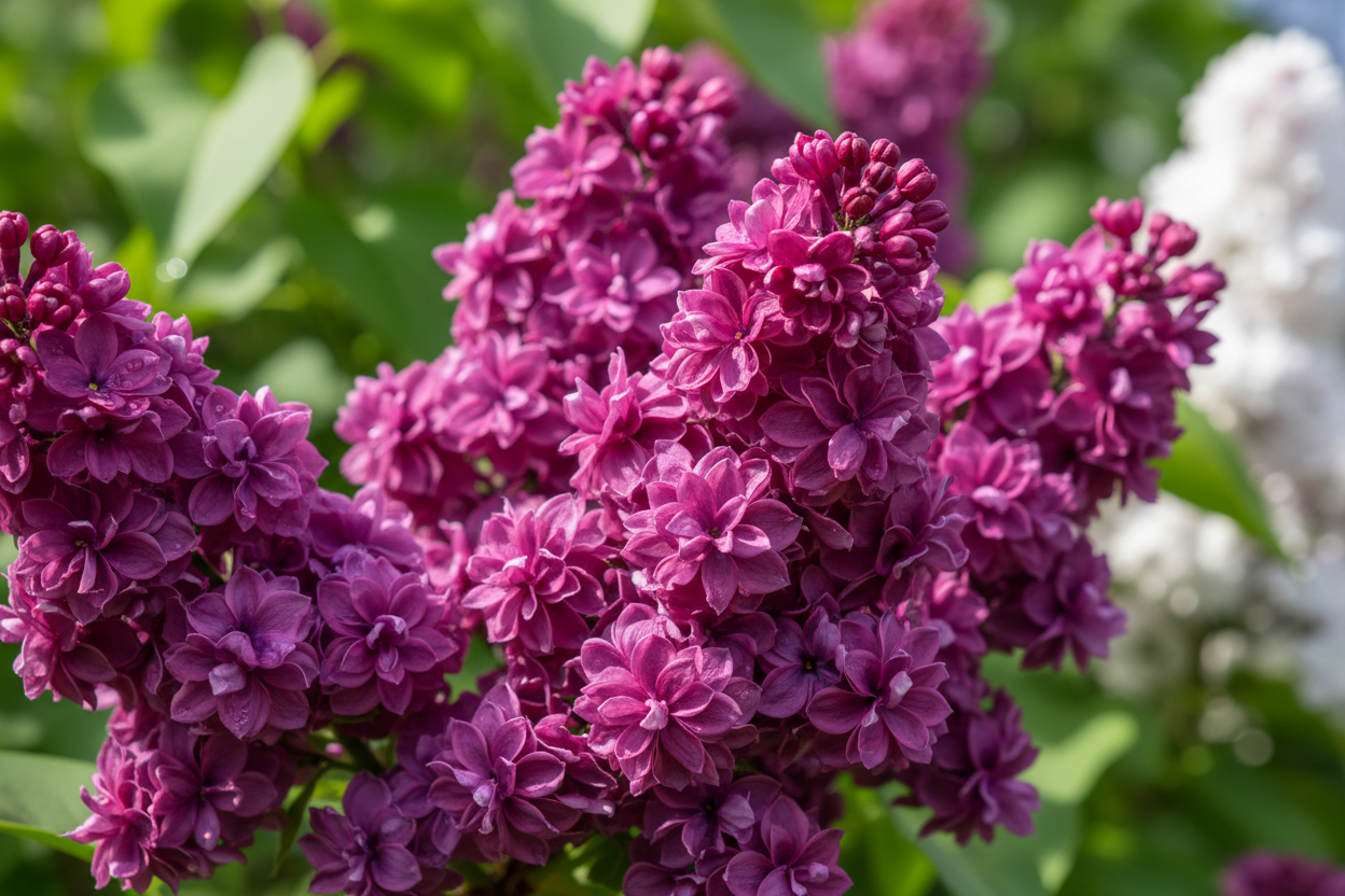 Edelflieder Charles Joly - Blütendetail